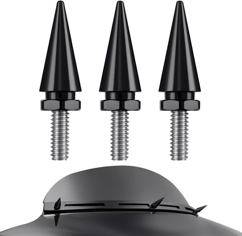 Amazicha Motorcycle Windshield Bolts, Fairing Bolts Fit for Harley Davidson 1996-2013 Street Glide Electra Glide Ultra Classic Ultra Limited Tri Glide Black - Image 1